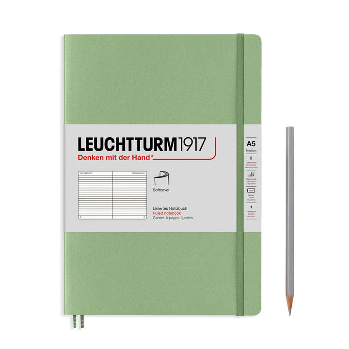 Leuchtturm 1917 A5 Medium Softcover Notebook 123ct