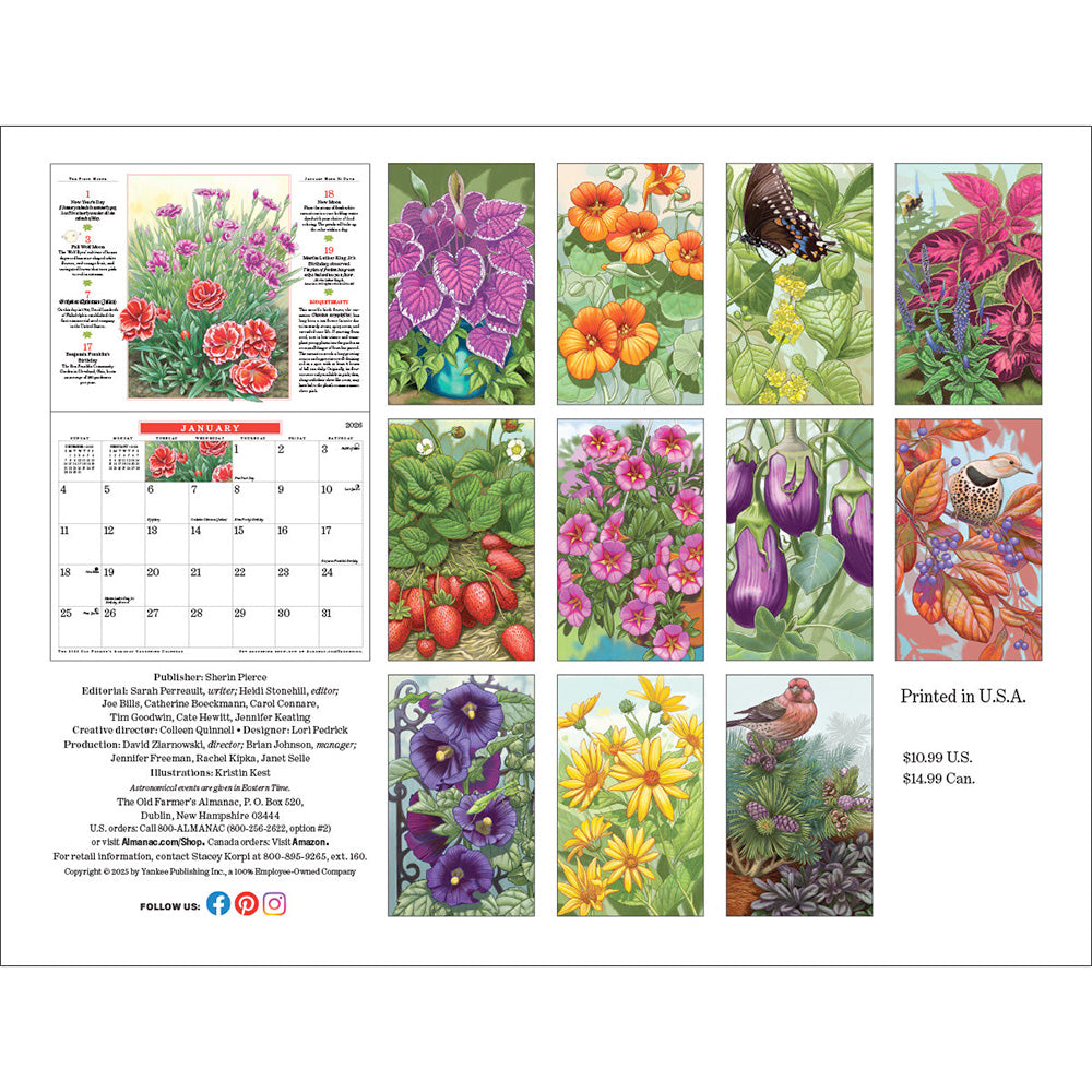 The 2026 Old Farmer's Almanac Gardening Calendar