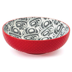 Photo of Native Northwest Transforming Eagle Porcelain Bowl 9.5".
