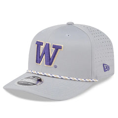 Photo of New Era Gray Washington Huskies 9Seventy Sport Stretch Snap Adjustable Hat.