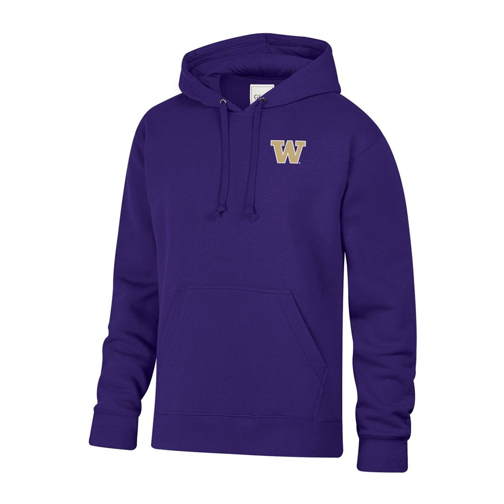 GFS Unisex Washington Huskies Banner Back Print Big Cotton Hoodie