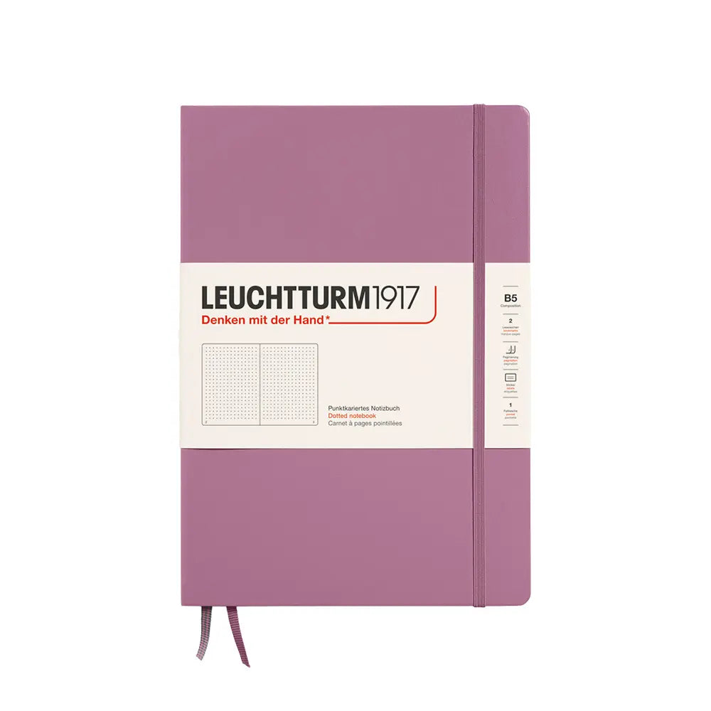 Leuchtturm 1917 B5 Hardcover Composition Notebook 219ct