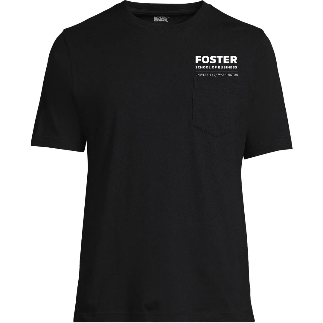 Lands' End Unisex UW Foster School of Business Short Sleeve Pocket T-Shirt