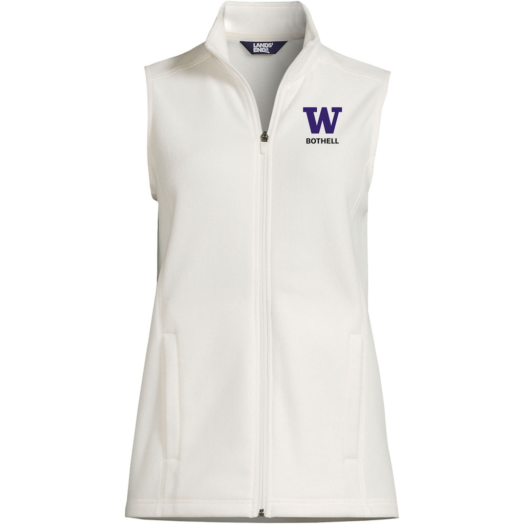 Lands' End Women's UW Bothell Thermacheck Fleece Vest
