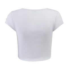 Hype and Vice Women's Embroidered W Cali Tee