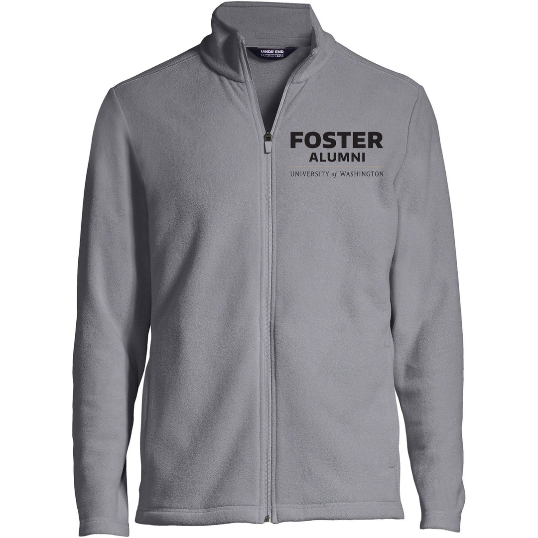 Lands' End Men's UW Foster Alumni ThermaCheck Fleece Full Zip