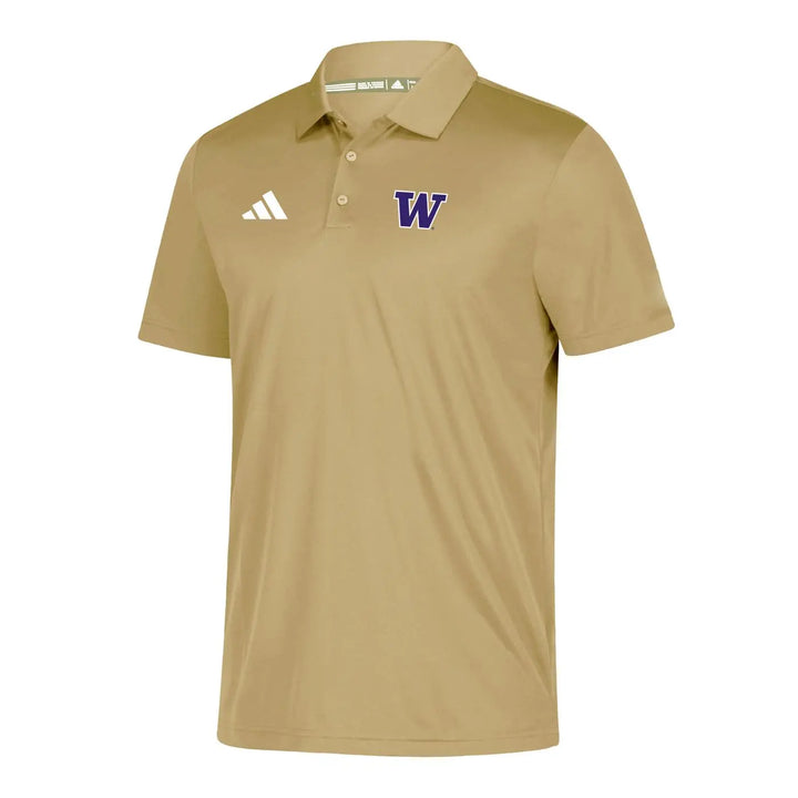 adidas Men's Vegas Gold Washington Huskies Grind Polo