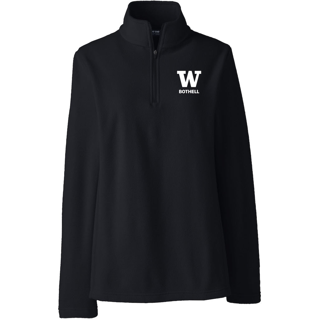 Lands' End Women's UW Bothell Thermacheck Fleece Quarter Zip
