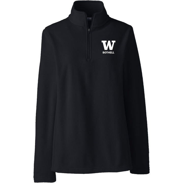 Lands' End Women's UW Bothell Thermacheck Fleece Quarter Zip