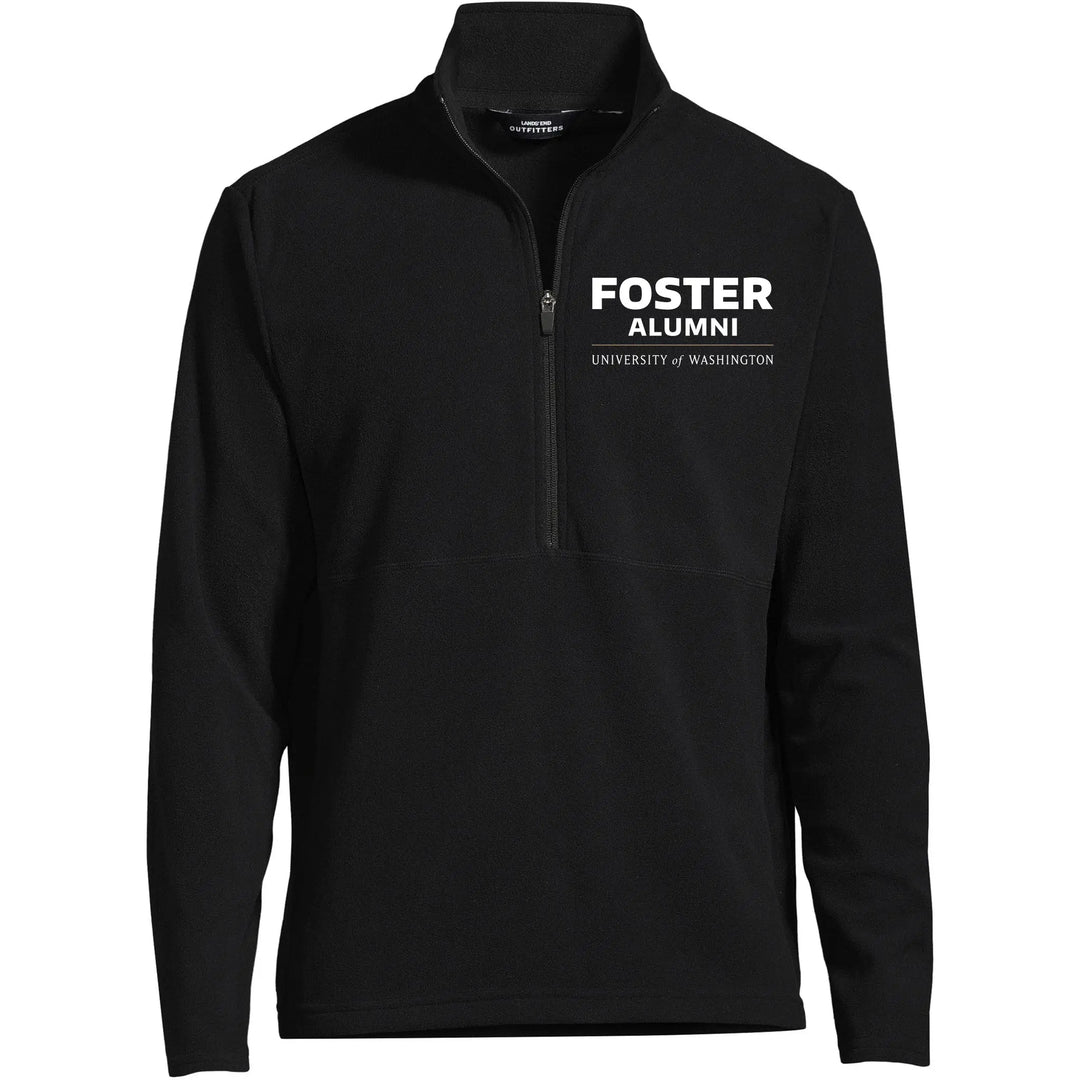 Lands' End Men's UW Foster Alumni ThermaCheck Fleece Quarter Zip