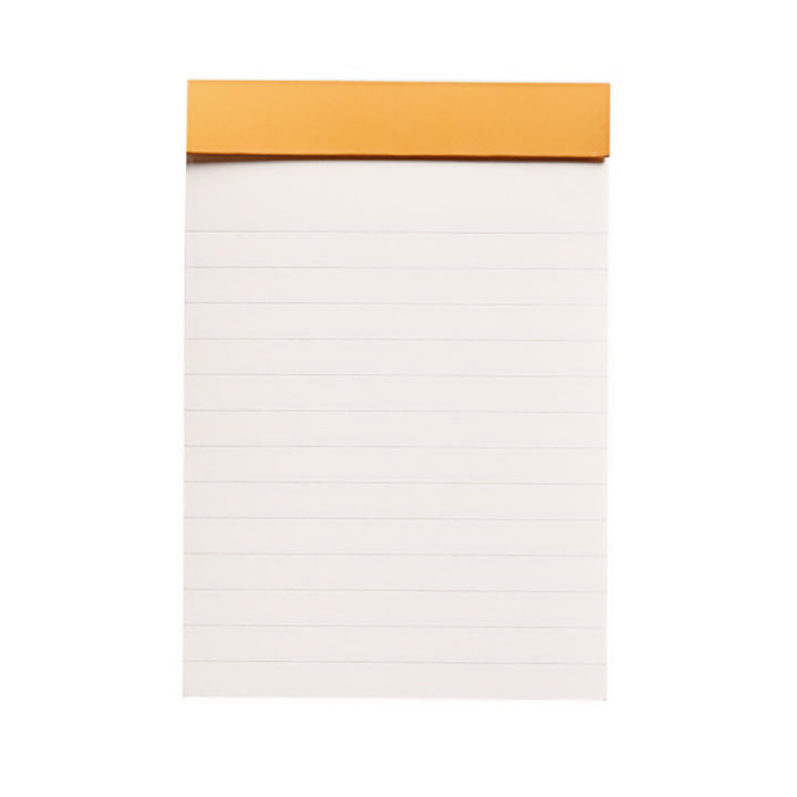 Rhodia Orange R 3"x4" Lined Top Stapled Notepad 80ct