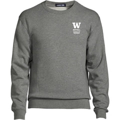 Photo of Lands' End Unisex UW Bothell School of Business Crewneck Sweatshirt.