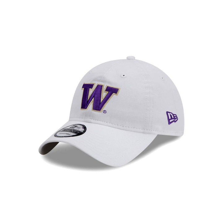 New Era White W Logo 9Twenty Unstructured Adjustable Hat