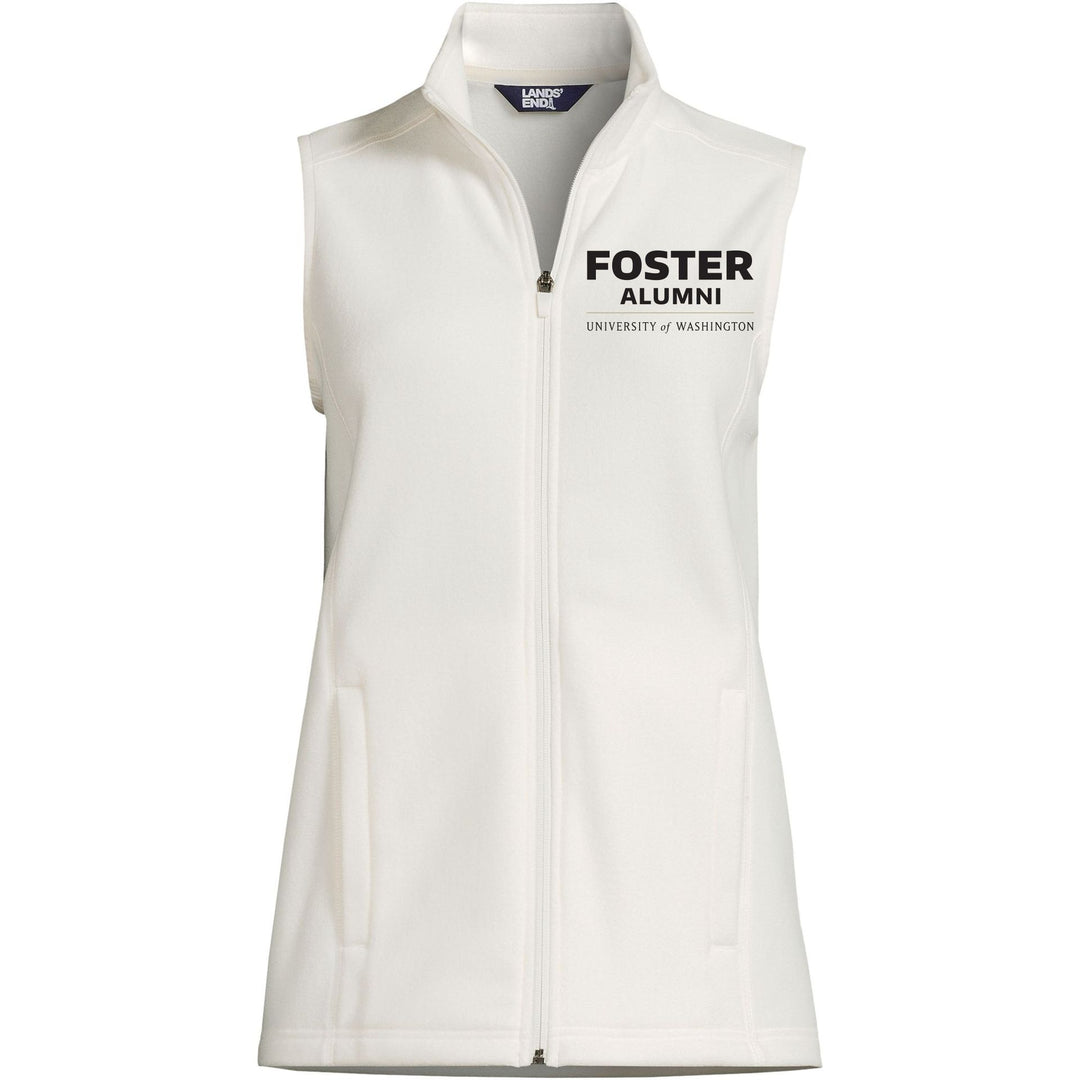 Lands' End Women's UW Foster Alumni ThermaCheck Fleece Vest
