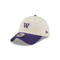 New Era White Purple Washington Huskies 2t Micro Logo Casual Classic Hat thumbnail