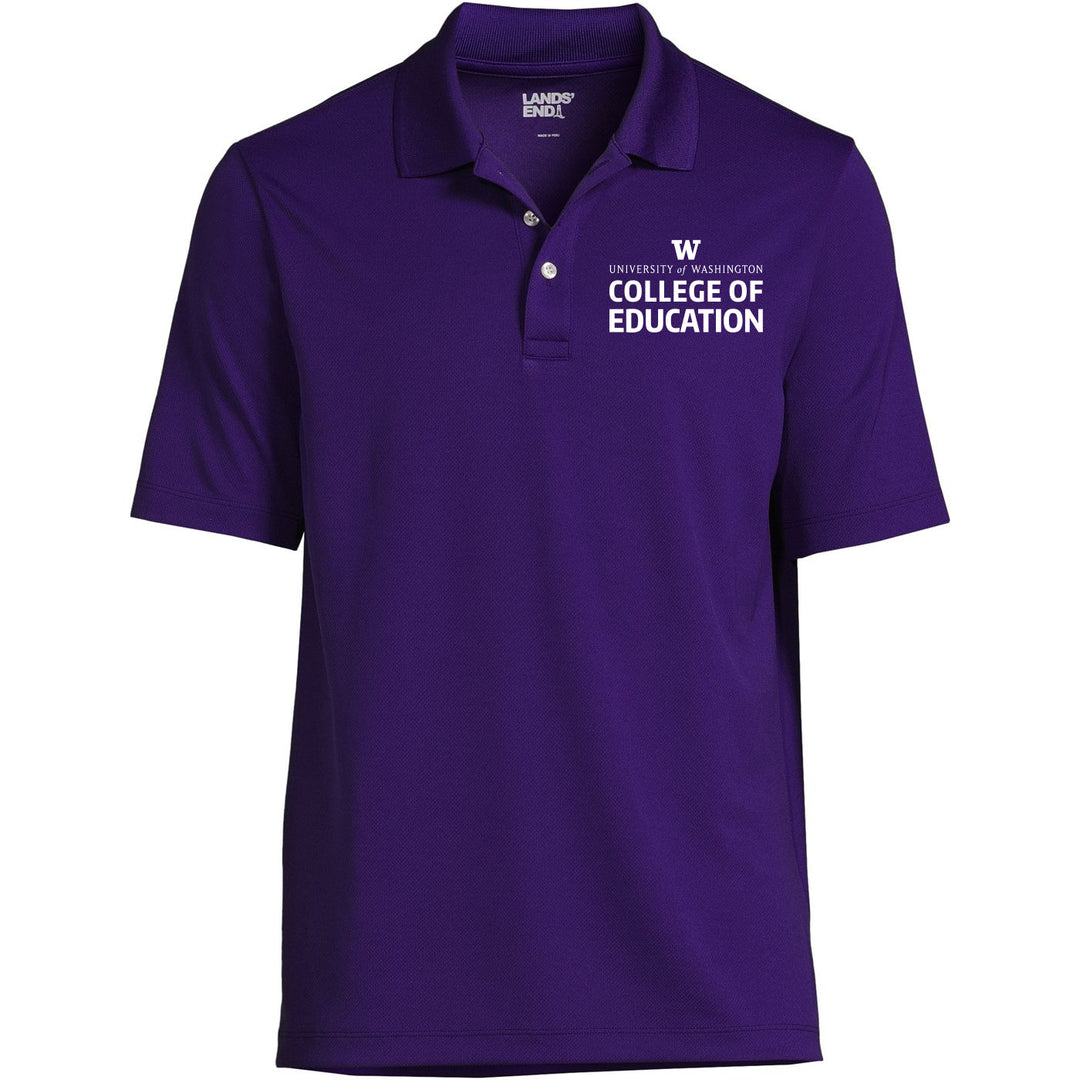 Lands' End Men's UW College of Education Flagship Performance Polo
