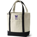 Lands' End Natural Canvas UW Bothell School of Business Open Top Tote Bag thumbnail