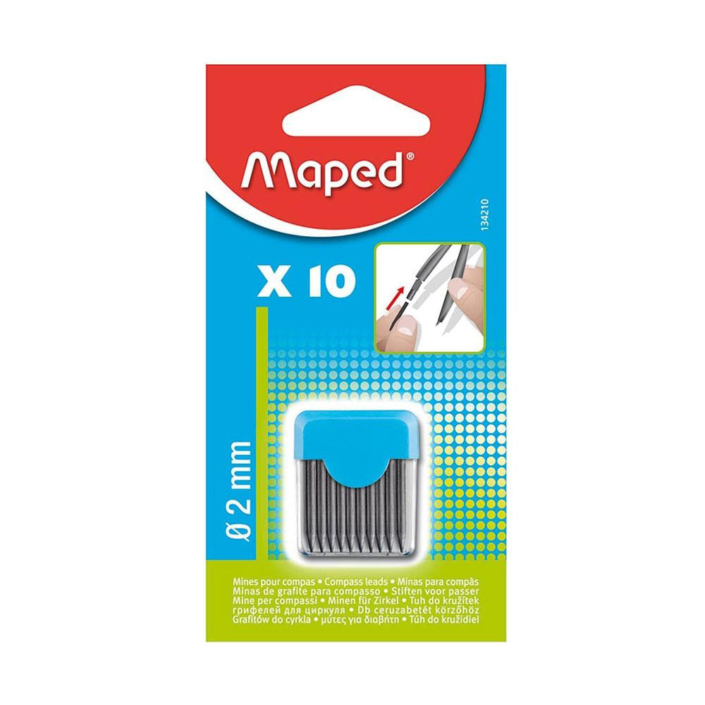 Maped 2mm Compass Lead Refill 10 Count