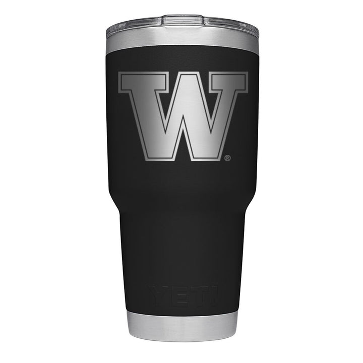YETI Black W Rambler Tumbler with Magslider Lid 30oz