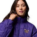 Columbia Women's Washington Huskies Sienna Hill Quilted Jacket thumbnail