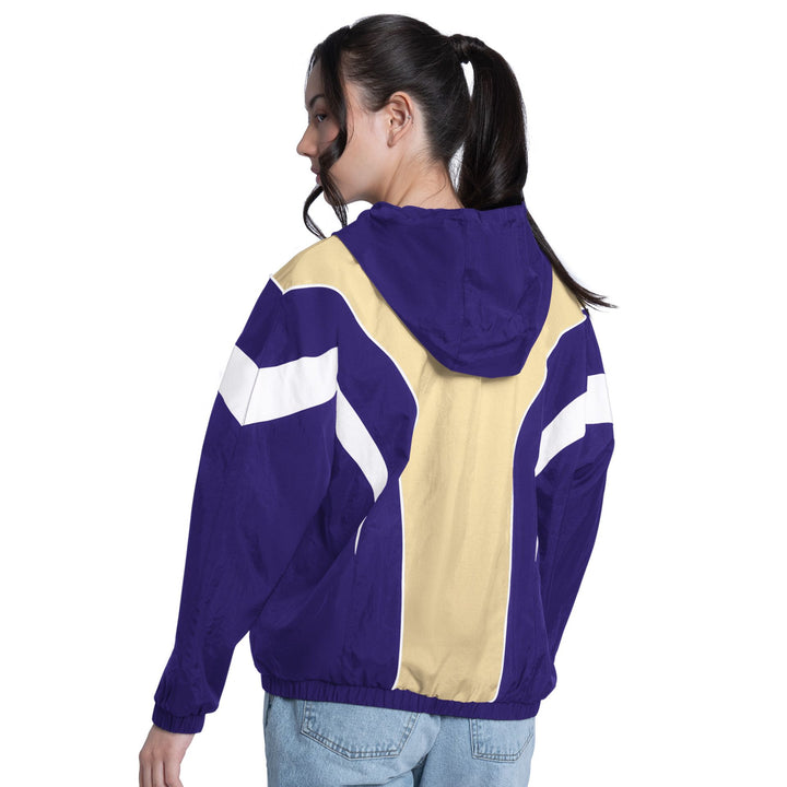 GIII Women's Washington Huskies SS26 Crinkle Nylon Full Zip Jacket