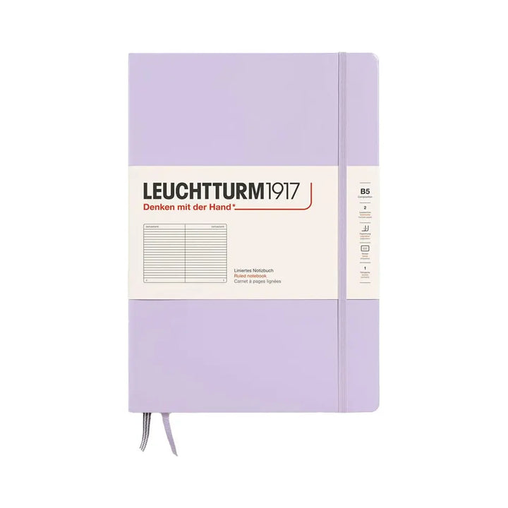 Leuchtturm 1917 B5 Hardcover Composition Notebook 219ct