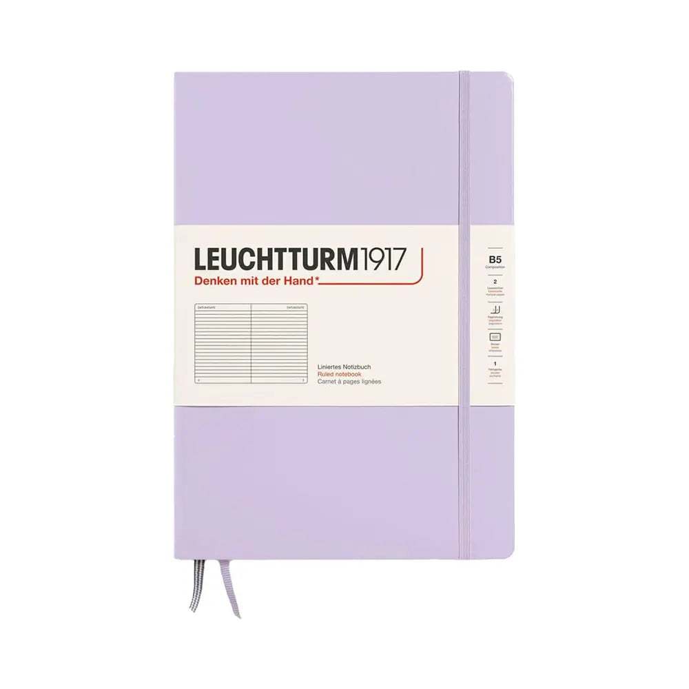 Leuchtturm 1917 B5 Hardcover Composition Notebook 219ct
