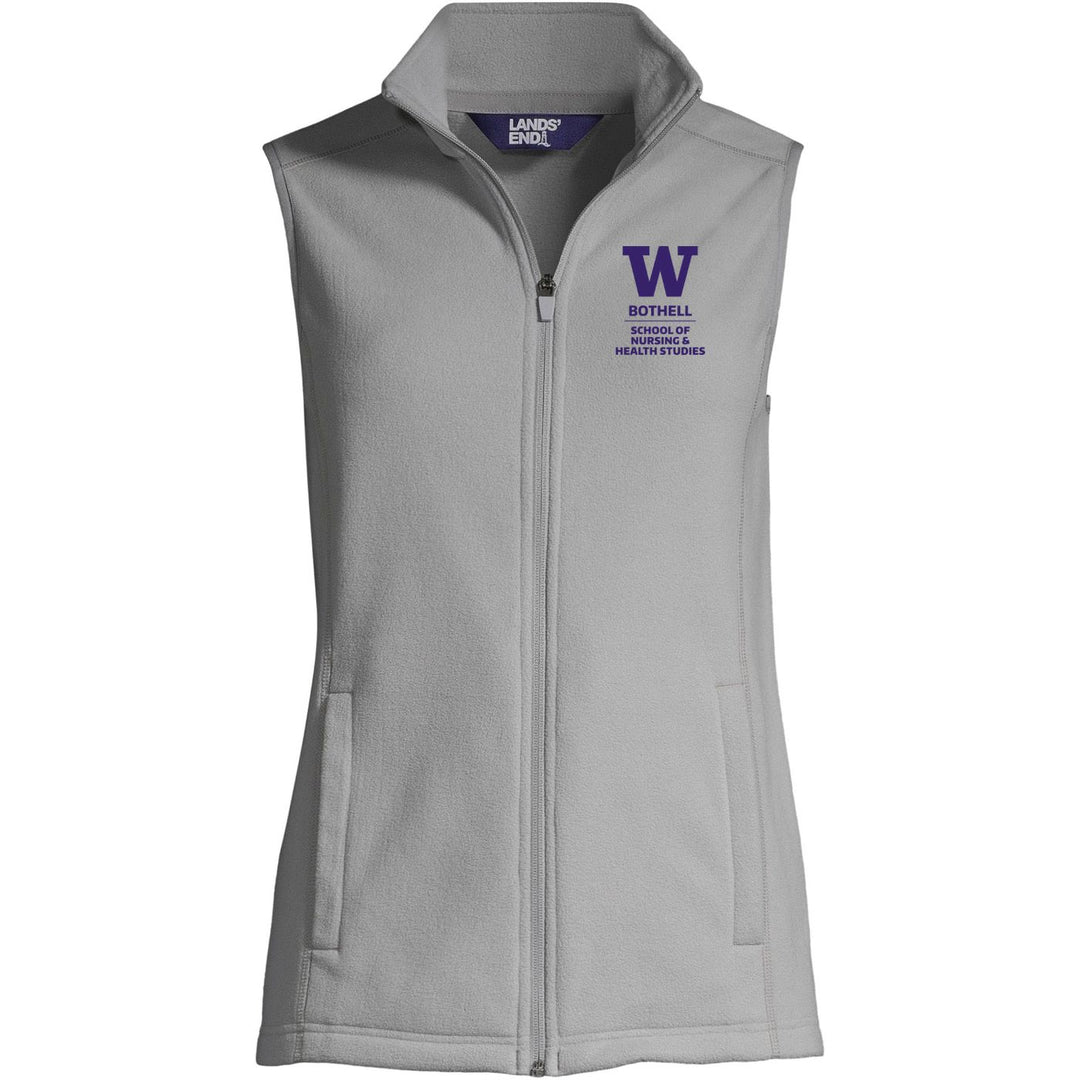 Lands' End Women's UW Bothell Nursing & Health Studies Thermacheck Fleece Vest