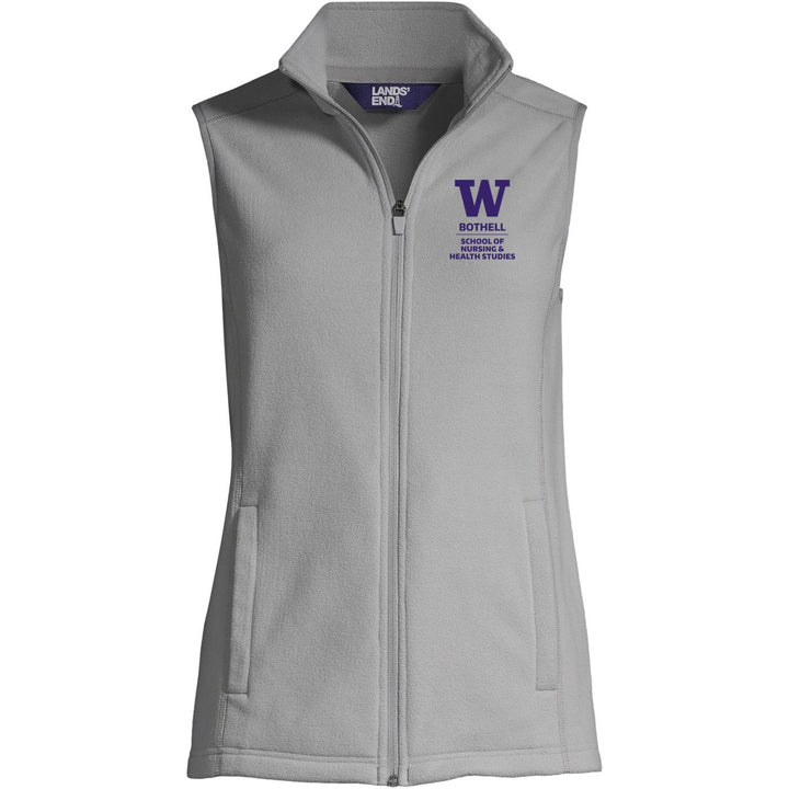 Lands' End Women's UW Bothell Nursing & Health Studies Thermacheck Fleece Vest