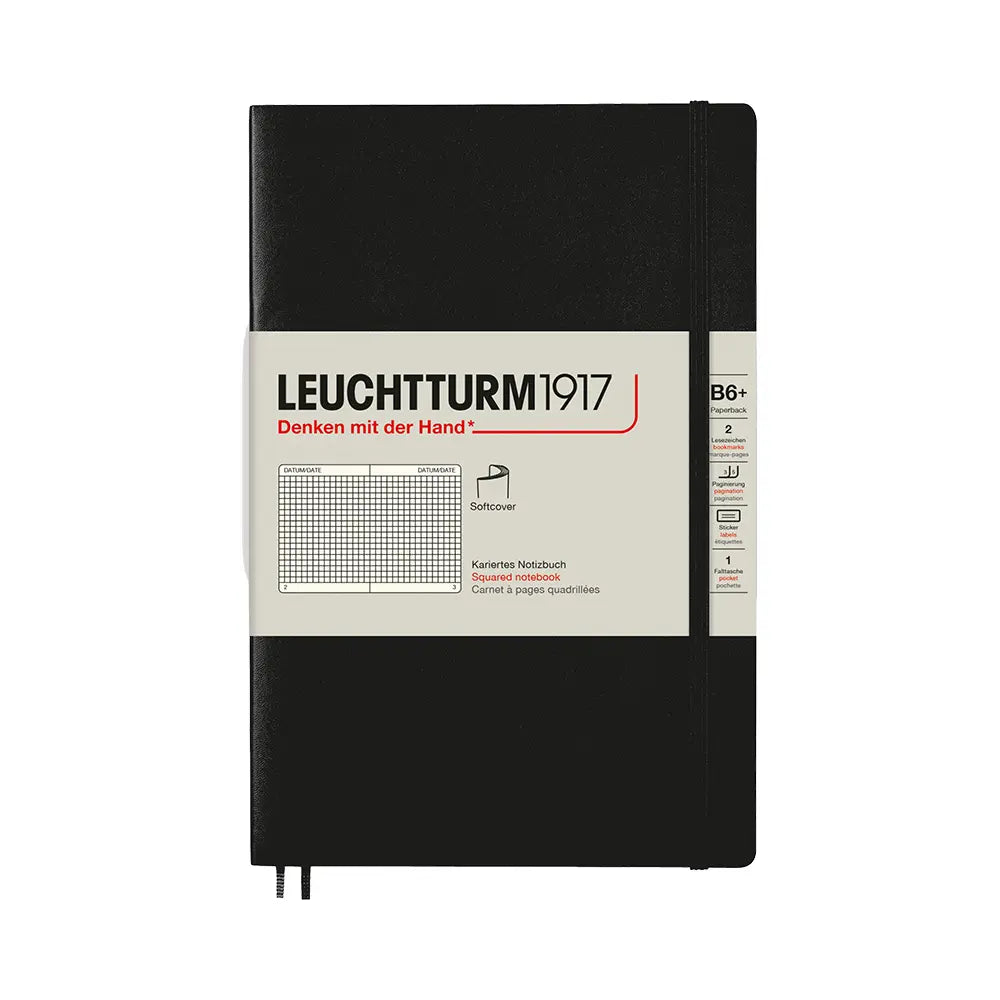 Leuchtturm 1917 B6+ Paperback Softcover Notebook 123ct