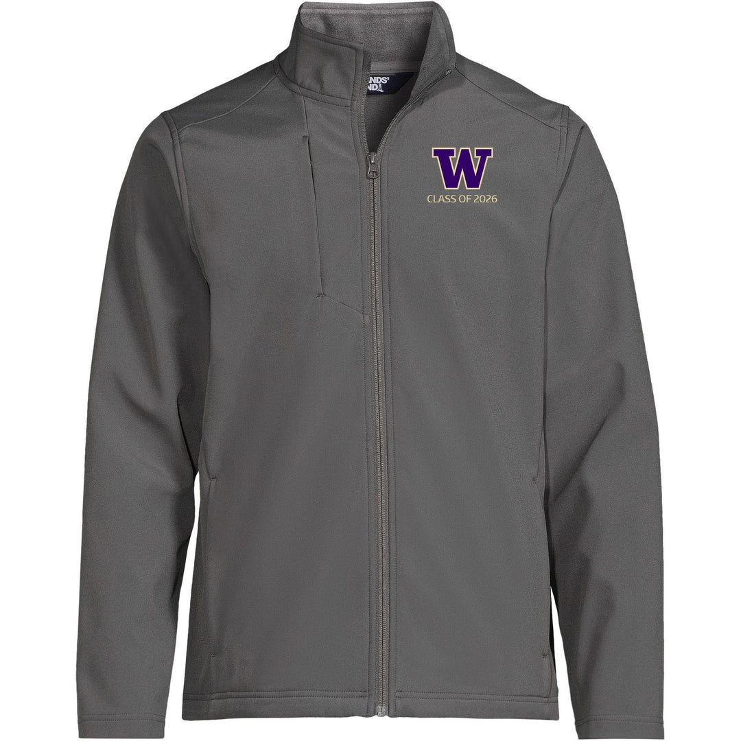 Lands' End Men's UW Class of 2026 Soft Shell Jacket