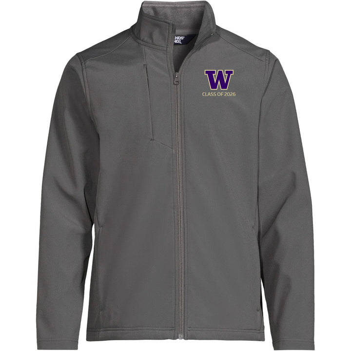 Lands' End Men's UW Class of 2026 Soft Shell Jacket