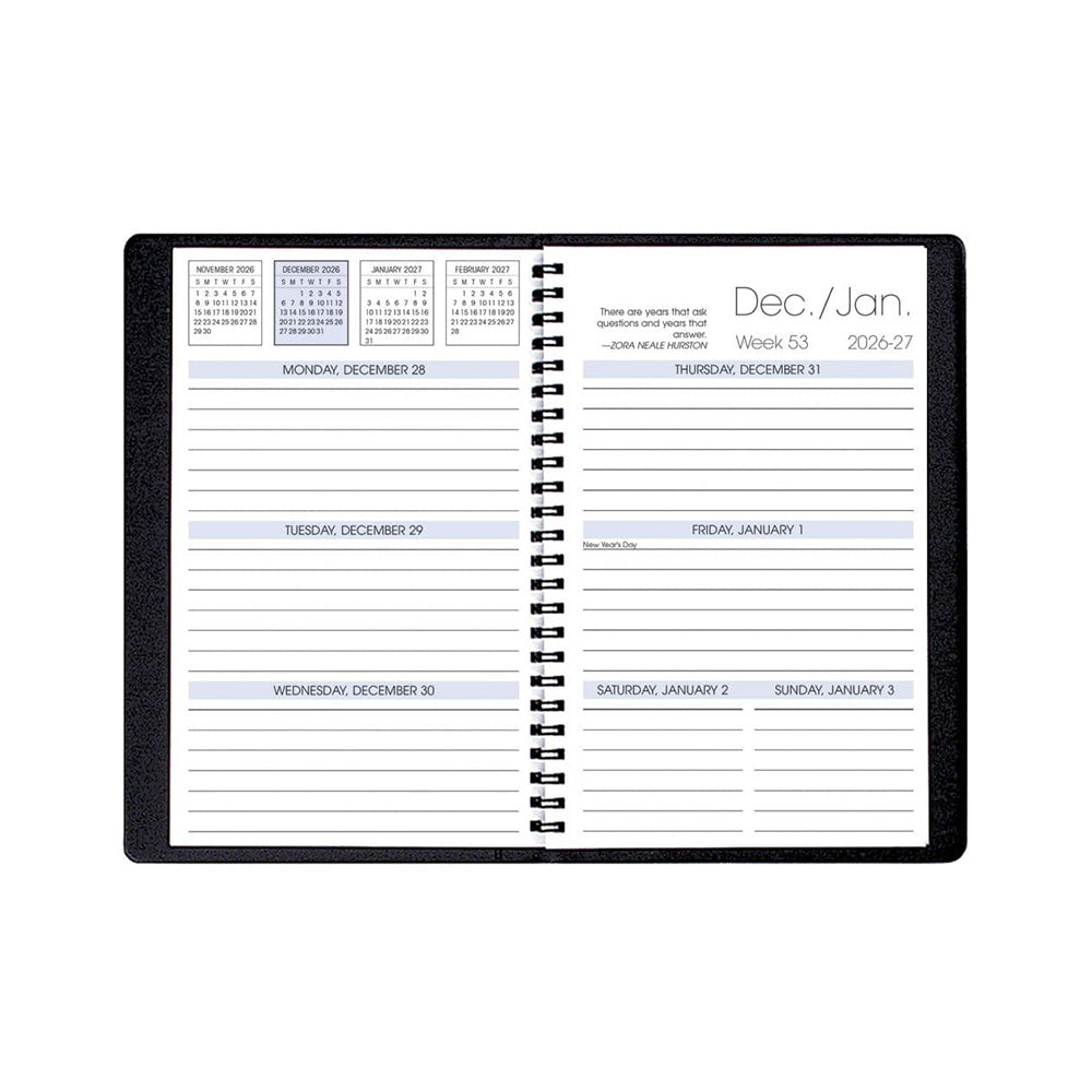 Payne Skivertex 2027 Annual 5.5" x 8.5" Weekly Planner