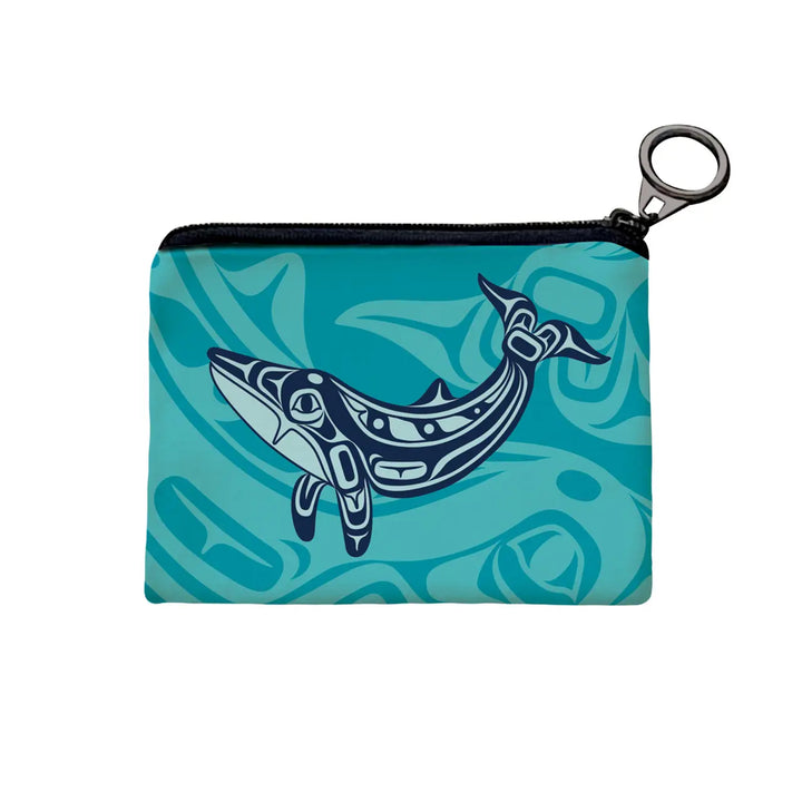 Native Northwest Humpback Whale Coin Purse