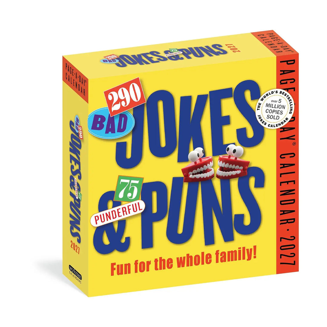 290 Bad Jokes & 75 Punderful Puns Page-A-Day 2027 Calendar