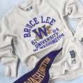 Roots of Fight Unisex Washington Huskies Bruce Lee Campus Legend Thermal Long Sleeve thumbnail