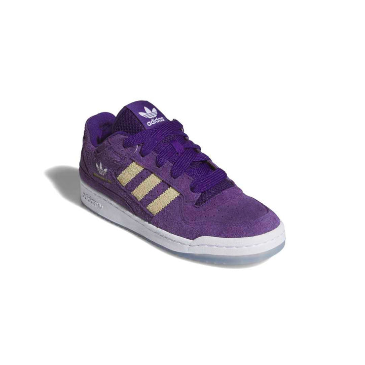 adidas Men's Purple Gold Forum Low Shoe