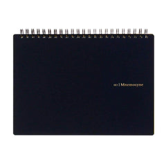 Photo of Maruman Black Mnemosyne Blank Top Spiral Notebook 70ct.