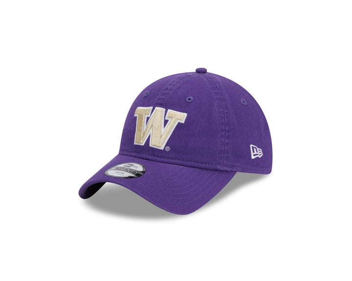 New Era Kids' Purple W Logo 9Twenty Adjustable Hat