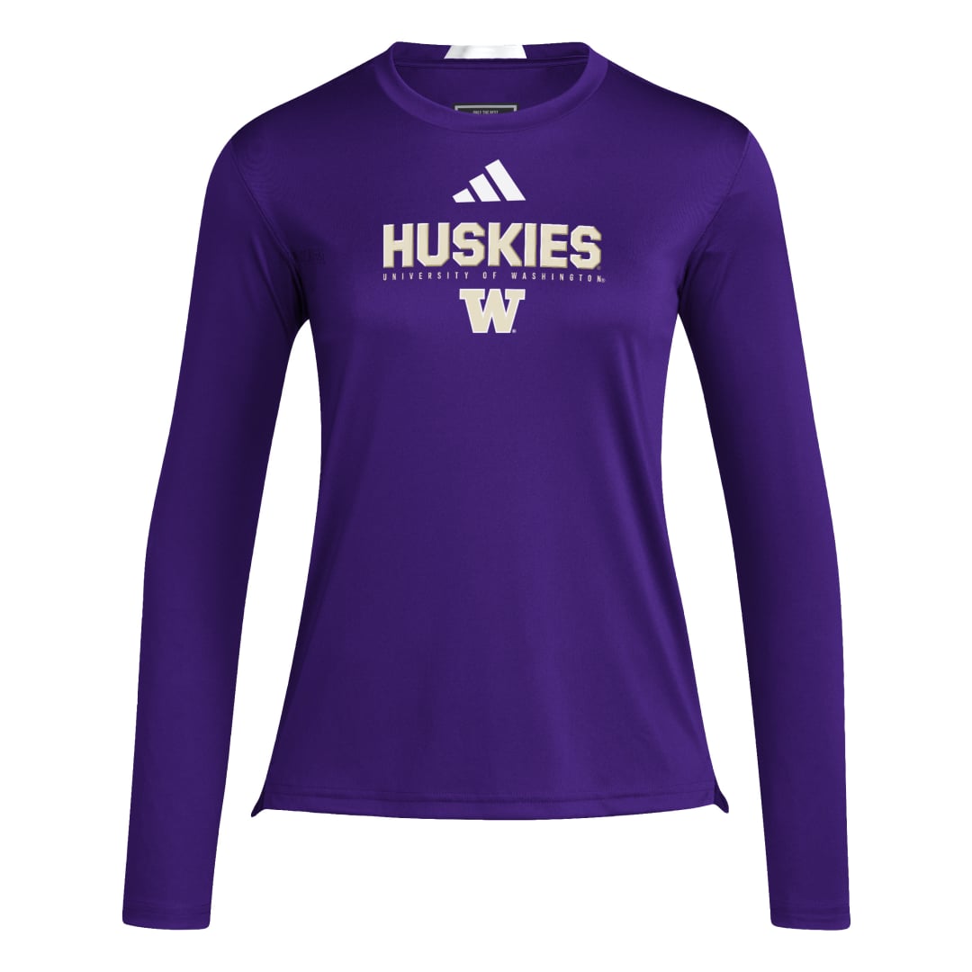 adidas Women's Huskies D4T Long Sleeve Tee