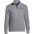 Lands' End Men's UW School of Nursing Thermacheck Fleece Quarter Zip Gray thumbnail