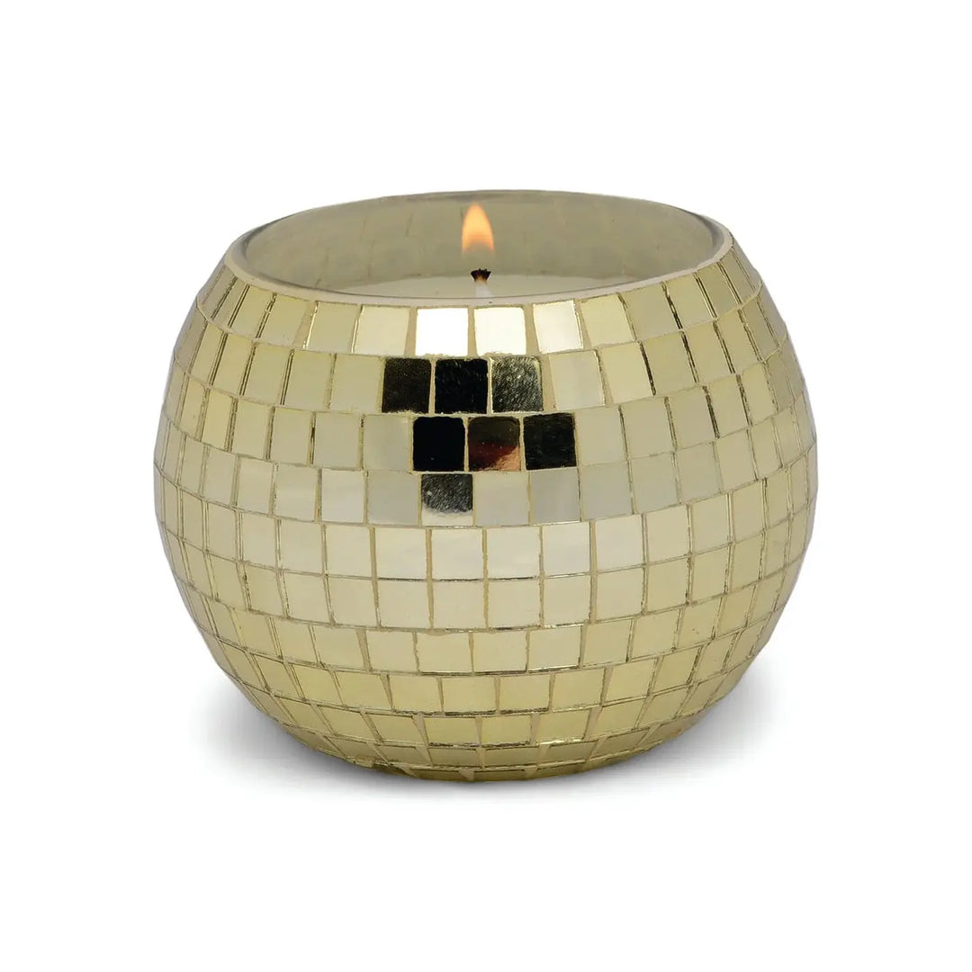 Paddywax Copal & Myrrh Magique Gold Disco Ball Candle 10oz