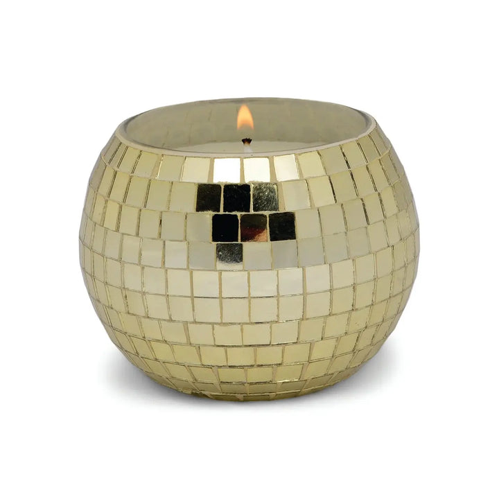Paddywax Copal & Myrrh Magique Gold Disco Ball Candle 10oz