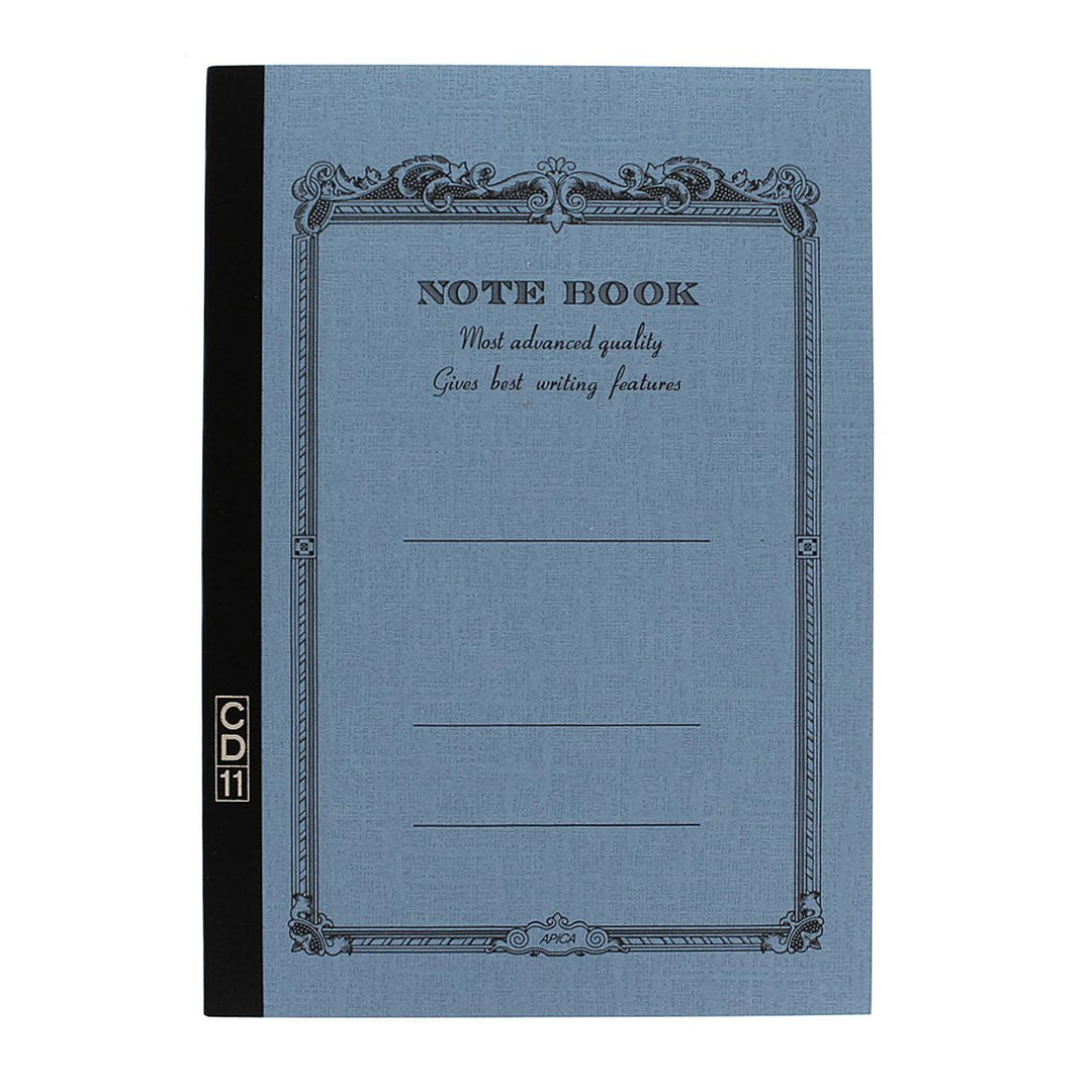 Apica Sky Blue CD11 5.8" x 8.2" Lined Notebook 28ct