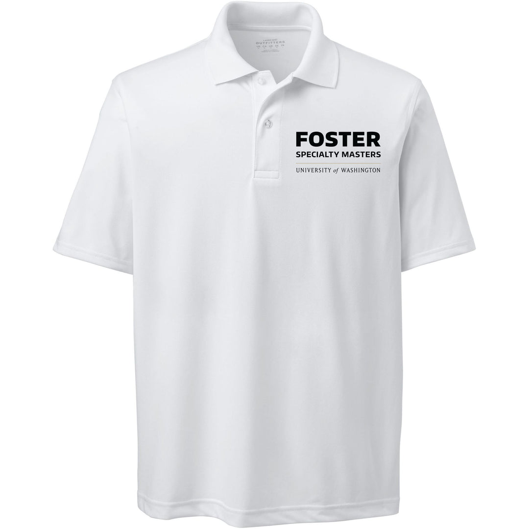 Lands' End Men's UW Foster Specialty Masters Flex Pique Polo