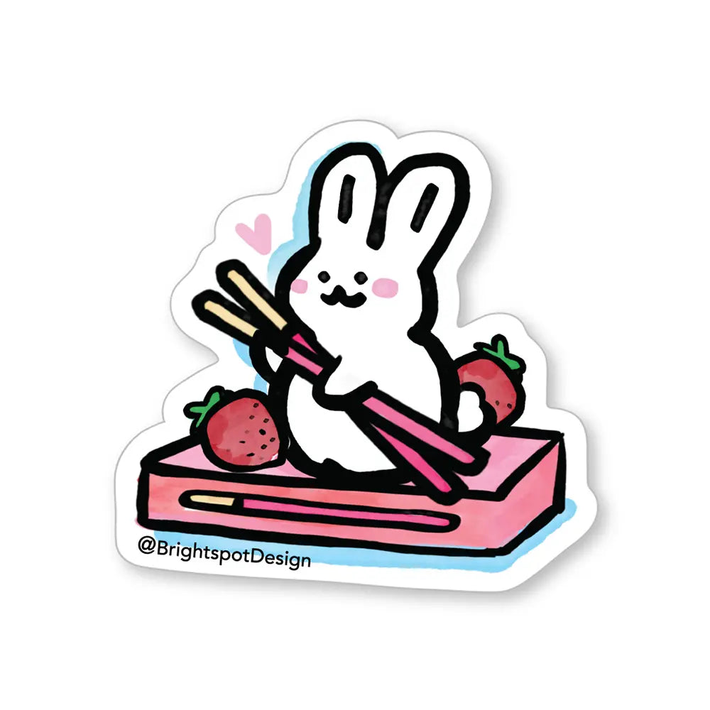 Brightspot Design Bunny Pocky Sticker