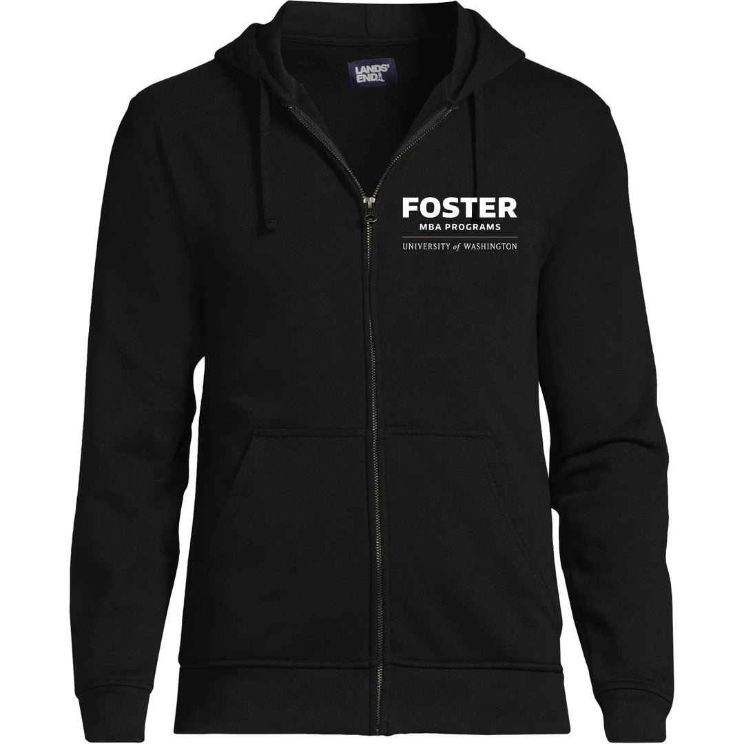 Lands' End Unisex UW Foster MBA Programs Full Zip Hoodie Sweatshirt