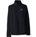 Lands' End Women's UW School of Nursing Thermacheck Fleece Quarter Zip Black thumbnail