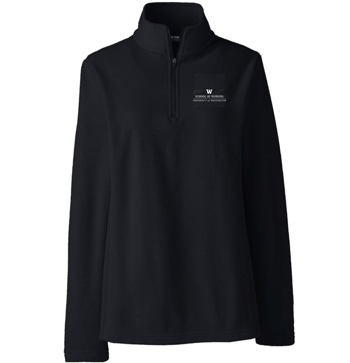Lands' End Women's UW School of Nursing Thermacheck Fleece Quarter Zip