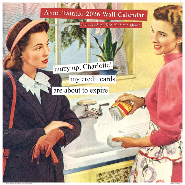 Anne Taintor 2026 Wall Calendar